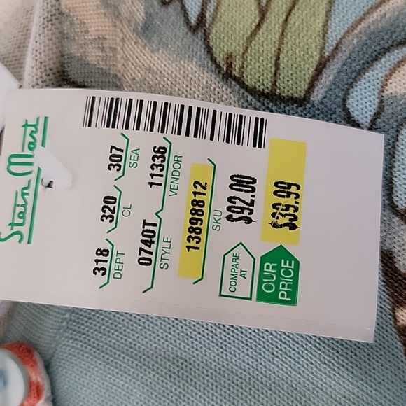 Nwt Silk Club Collection Floral Sweater Silk & Cotton Spring Vintage - Picture 5 of 5